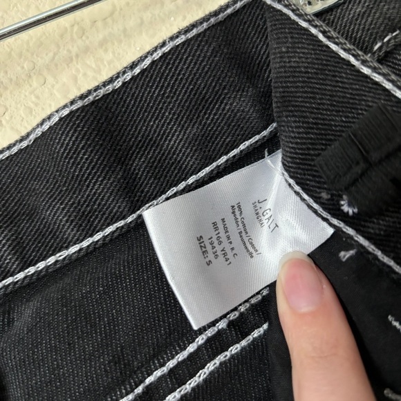 Brandy Melville J. Galt Carpenter Straight Leg Jeans with Contrast Stitching - Picture 11 of 11